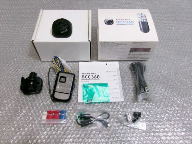 【中古】★未使用!★BREX カーメイト BCC360 ドライブレコーダー ドラレコ 4K 360度 LED信号機対向 無線LAN 駐車監視 / Q5-830