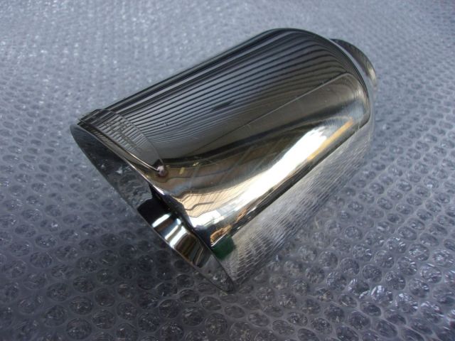 【中古】★未使用!★Sense Brand センスブランド マフラーカッター シングル ステンレス 全長：約168mm 出口径：約103mm&times;100mm 汎用 / 2Q5-1335｜メガキングドットコム 7,956円
