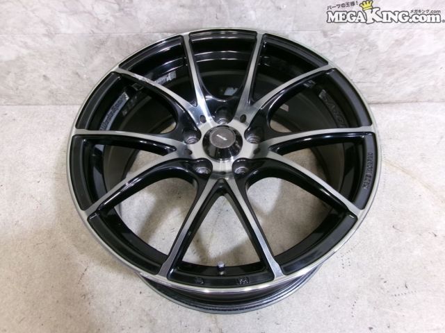 【中古】Weds Sport ウェッズスポーツ SA-10R 18インチホイール 8.5J+45 5穴 PCD114.3 1本のみ / S7-338