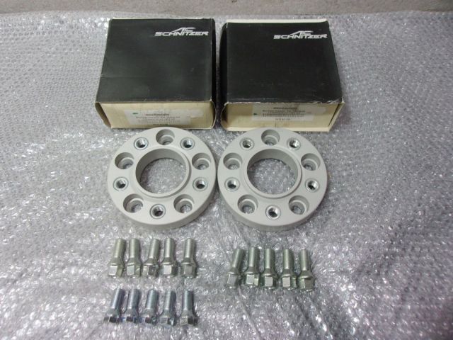 【中古】★未使用!★AC SCHNITZER シュニッツァー ホイールスペーサー アダプター フィッティングセット BMW 2個 3613 45 150 / R7-443｜メガキングドットコム