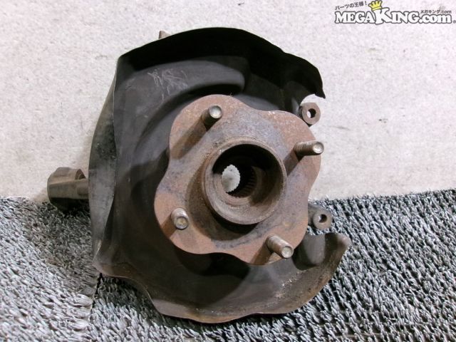 【中古】S14 シルビア 純正 ノーマル リア ハブ ナックル 4穴 右 / S8-1135