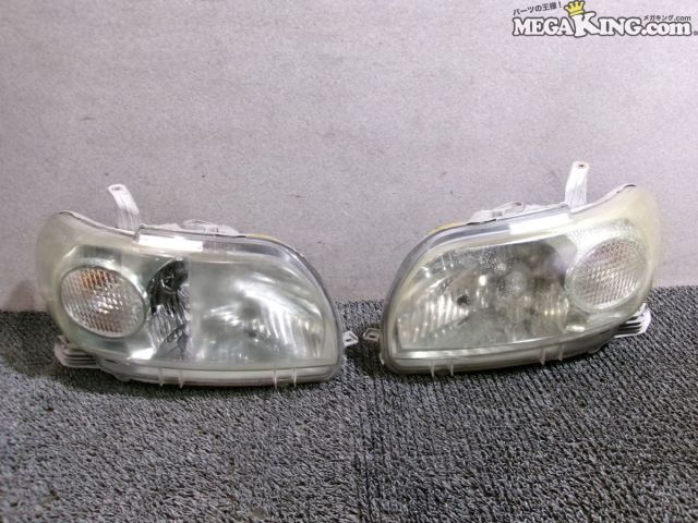 【中古】NNP10 ポルテ 純正 ノーマル HID キセノン ヘッドライト ヘッドランプ 左右セット KOITO 52-129 / 2S4-1770