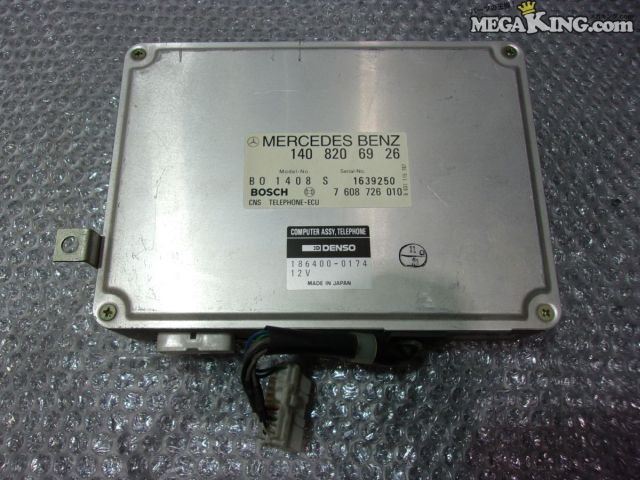 【中古】ベンツ W140 Sクラス S600 純正 ノーマル テレフォンコンピューター テレホンコンピューター CPU 1408206926 / 4S6-1358