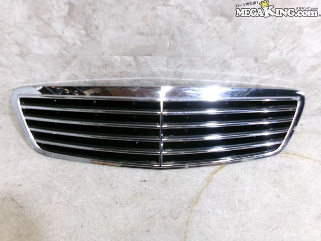 【中古】ベンツ W220 Sクラス 純正 ノーマル フロントグリル ラジエーターグリル ラジエターグリル A2208800383 / S1-155