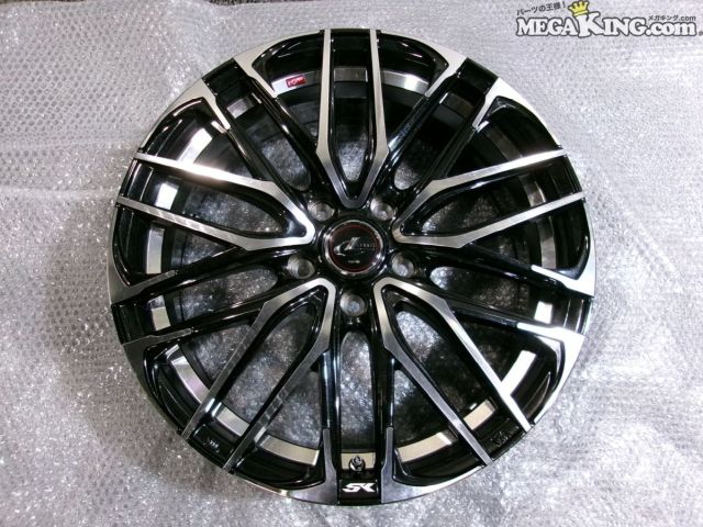 【中古】★美品★Weds ウェッズ LEONIS レオニス 18インチホイール 7J+47 5穴 PCD114.3 1本 / 4S8-943