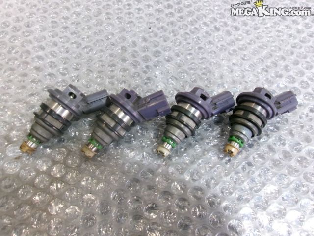 【中古】S14 シルビア 純正 ノーマル インジェクター 4本セット 1台分 SR20DET A46-F32 / S8-018