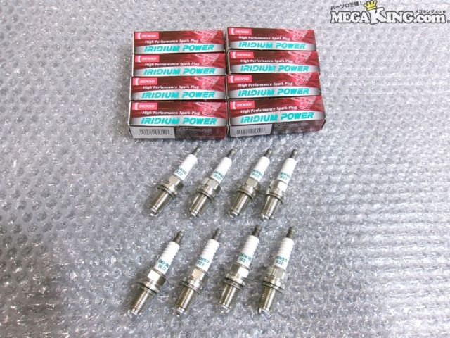【中古】★未使用★アウディ A5 DENSO デンソー スパークプラグ イリジウム パワープラグ 8本セット V9110-5310 IK22 / 4S11-1307|メガキングドットコム