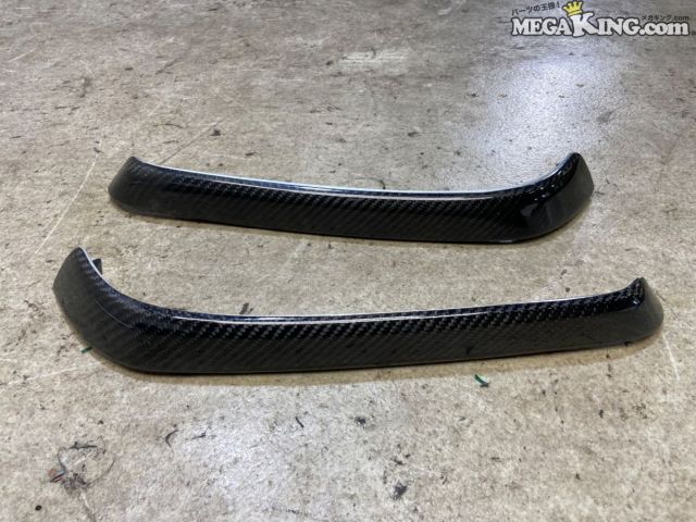 【中古】BMW E90 3シリーズ セダン 純正 ドアモール インテリアトリム 左右 社外 カーボンパネル 付 51426982473 51426982474 E91 等 / 5T6-556｜メガキングドットコム