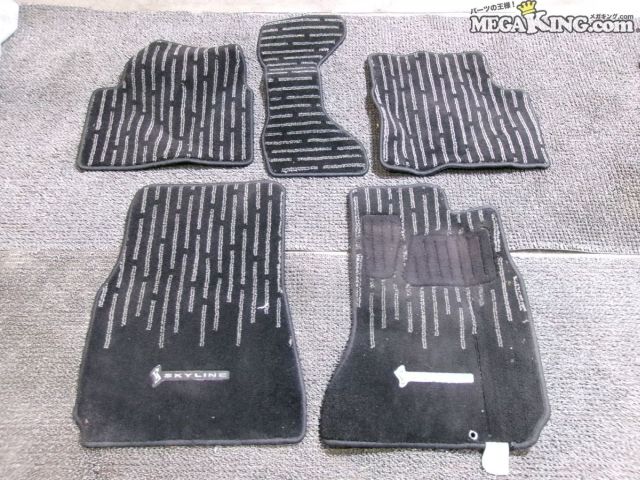 【中古】ER34 R34 スカイライン 2ドア 純正 ノーマル フロアマット カーペット / T1-1552