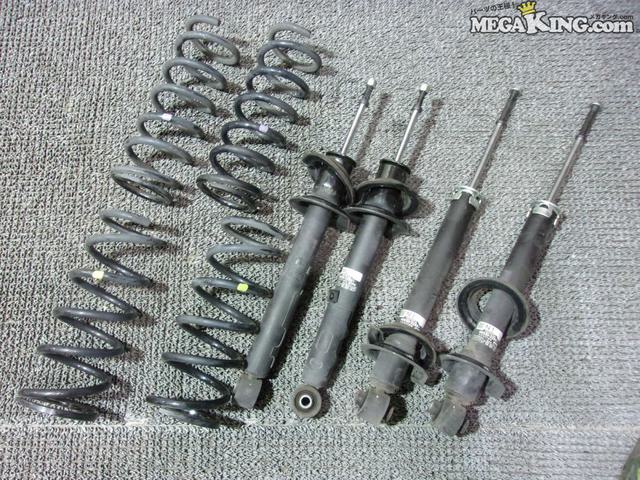 【中古】H23 GRX130 マークX 前期 純正 ショック&サスペンション アブソーバー 1台分 アッパーマウント欠品 48510-22A71 48530-22651 / 4S2-968