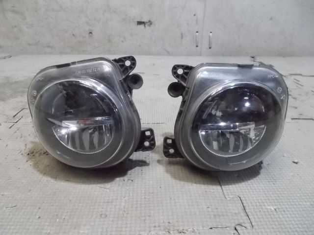 【中古】★激安!★BMW F10 5シリーズ 後期 純正 ノーマル LED フォグランプ ライト レンズ 左右 F11 等 点灯OK / Q9-1499
