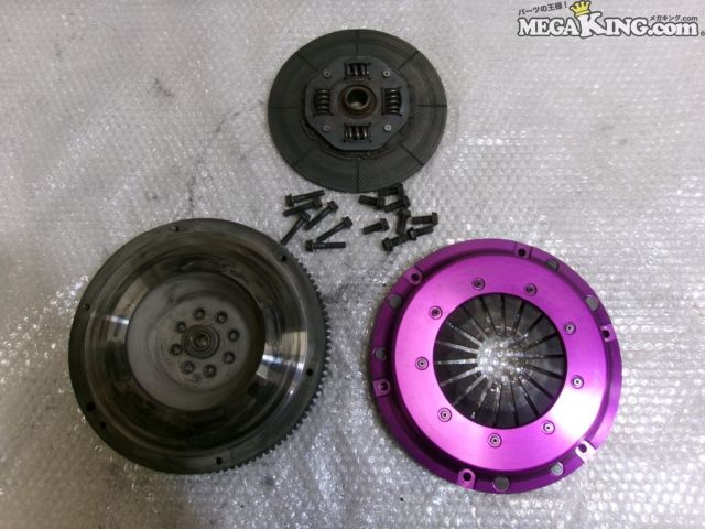 【中古】S15 シルビア EXEDY エクセディ カーボン シングル クラッチ プッシュ式 ディスク カバー フライホイール / 2T1-1794｜メガキングドットコム