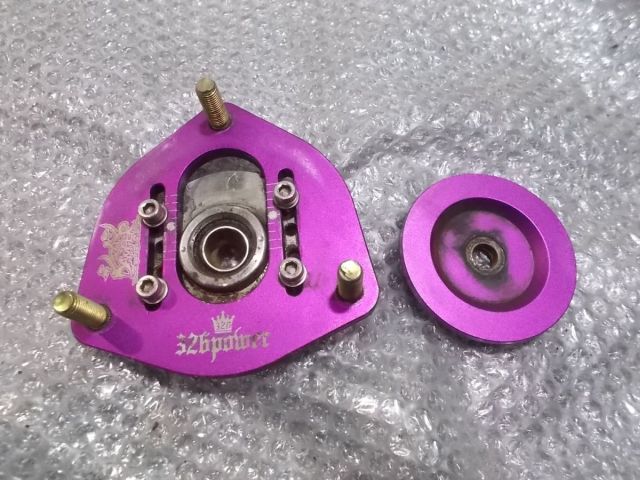 【中古】★激安!★車種不明 326パワー ミツルパワー チャクリキダンパー フロント ピロアッパーマウント 片側1個のみ S13 ? シルビア ? 分かる方 / Q10-2042｜メガキングドットコム