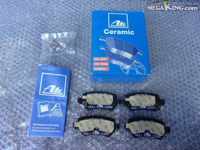 【中古】★未使用★Ate アーテ Ceramic セラミック リア ブレーキパッド 左右 LD2868 オペル 1999年 アストラ 2010年 メリーバ 等 / S5-408｜メガキングドットコム