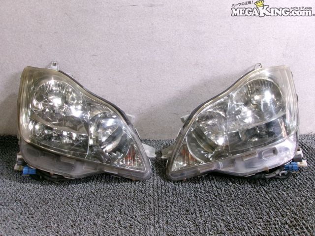 【中古】GRS182 クラウン アスリート 純正 HID キセノン ヘッドライト ヘッドランプ AFS 付 左右セット STANLEY 30-313 点灯OK / 2S7-223