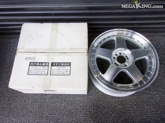 【中古】★未使用★SEIKEN NKB F581 17インチホイール 7J+42 4穴 5穴 PCD100 1本 / S4-355