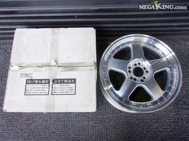 【中古】★未使用★SEIKEN NKB F581 17インチホイール 7J+42 5穴 PCD100 PCD114.3 1本 / S4-356｜メガキングドットコム