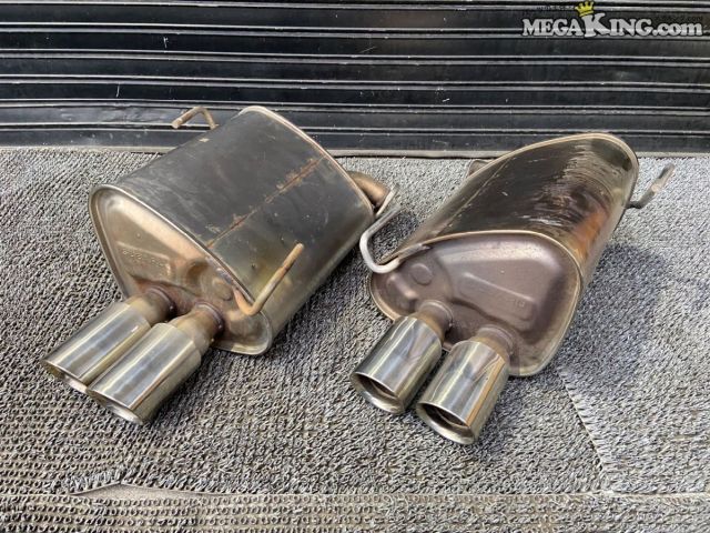 【中古】VAG WRX STI 純正 ノーマル マフラー リアピース 左右セット MMFG8 / T6-1986｜メガキングドットコム