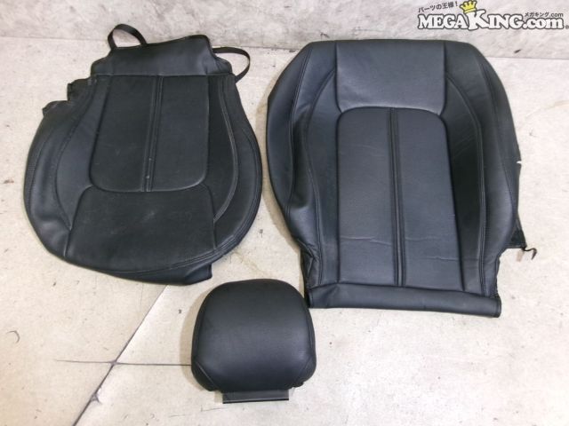 【中古】200系 ハイエース ダークプライム2 7型 にて使用 ELEVEN イレブン Clazzio クラッツィオ シートカバー 右 運転席側 / S7-851