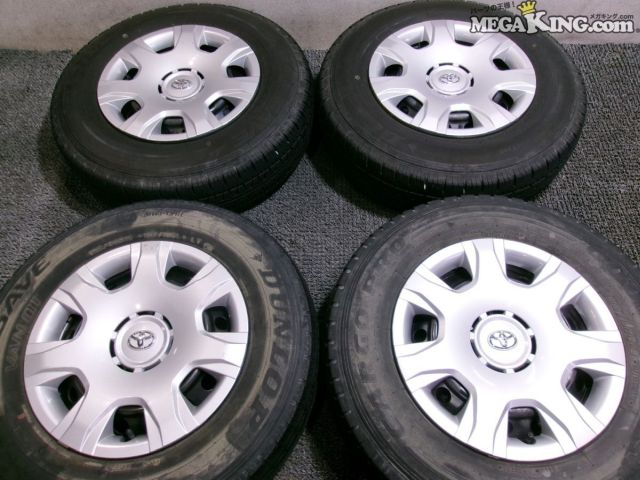 楽天市場】【中古】DUNLOP 25年製 ハイエース 純正 15インチ