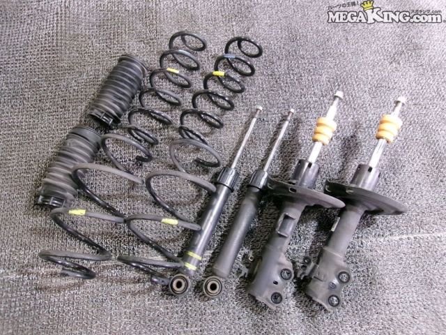 【中古】ZVW50 プリウス Sセーフティ 前期 純正 ノーマル ショック&サスペンション 7.1万km 1台分 48510-47160 48520-47160 48530-47100 / 4S11-520｜メガキングドットコム
