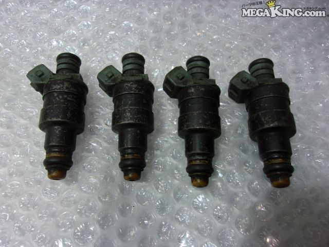 【中古】メーカー不明 プジョー 205 GTi インジェクター 4本 0280150211 / S8-177｜メガキングドットコム
