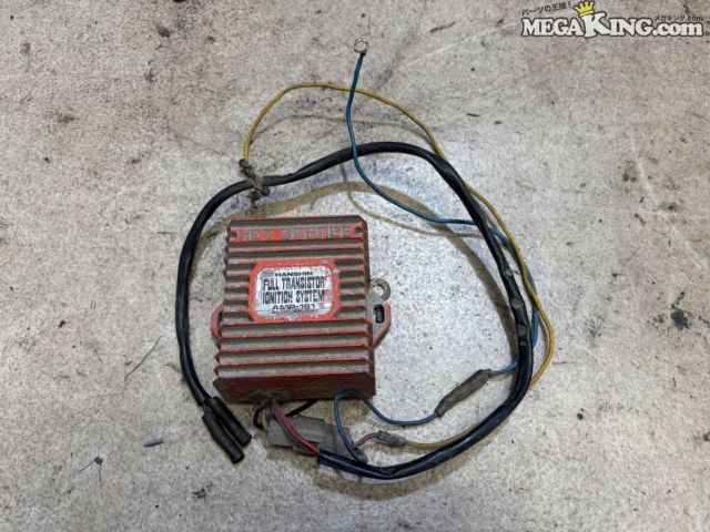 【中古】ホットオレンジ HANSHIN 阪神 フルトランジスタ イグニッションシステム AMP-161 RT104 コロナ にて使用 / 2T5-367｜メガキングドットコム