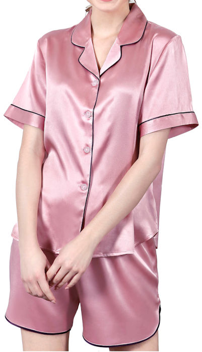 楽天市場 19匁シルク100 パジャマ 半袖 半ズボン ピンク 無地 絹100 レディース ｌｌ 送料無料 母の日 敬老の日 プレゼント ギフト Smtb Kd 楽ギフ 包装選択 あす楽対応 Rcp シルク専門店 きごころ屋