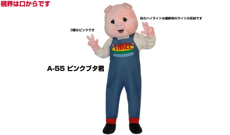 限定品 着ぐるみ 貸し出し 大人用 A 55 ピンクブタくん ブタ レンタル 着ぐるみ イベント用 豚コスチューム 1日使用 動物 Dgb Gov Bf