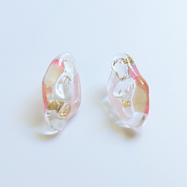 直送商品 Cilsoie シルソワ クリアドロップピアス アクセサリー ピアス クリア クリスタルピアス 小物 レディース シンプル かわいい ピンク ギフト プレゼント