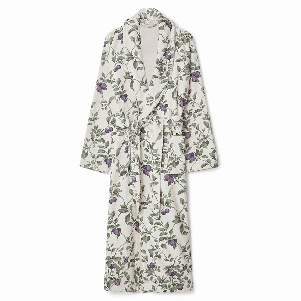 【SALE】garbo&friends　ガルボアンドフレンズ　Plum Terry Adult Bathrobe　バスローブ 大人サイズ タオル メンズ レディース コットン 綿100％ 男女兼用 タオル地 吸水 子育て ワンオペ ママ お風呂 旅行 オールシーズン｜キイロイキ 11,689円