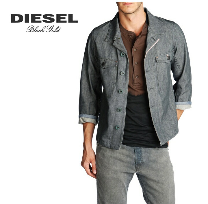 オンラインショップ DIESELデニムジャケット Gジャン グレーブラック