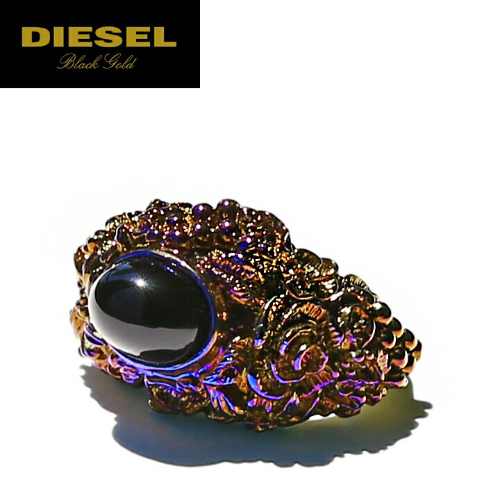 楽天市場 Diesel Black Gold ディーゼル ブラックゴールド 男女兼用 Ugo Cacciatori ウーゴ カッチャトーリ コラボ リング 指輪 Rachel Fs サイズs L ゴールドメタル ブラックストーン Die M A 68 486 メーカー希望小売価格36 7円 Brand Outlet