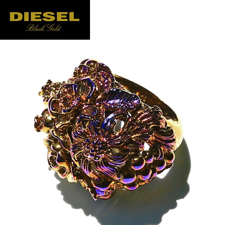 楽天市場 Diesel Black Gold ディーゼル ブラックゴールド 男女兼用 Ugo Cacciatori ウーゴ カッチャトーリ コラボ ファッションリング 指輪 サイズxs ゴールドメタル Die M A 68 491 メーカー希望小売価格18 360円 Brand Outlet キイロヤドゥーエ