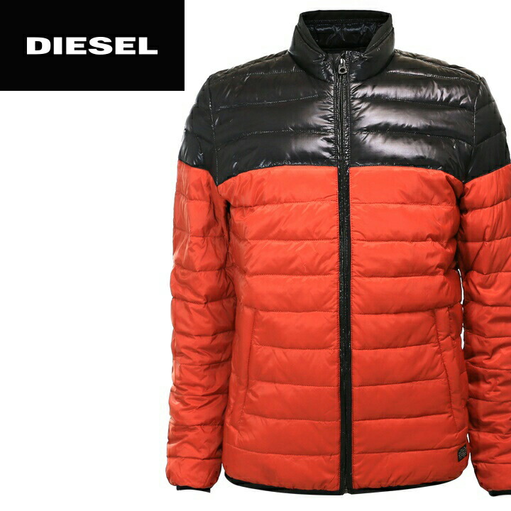 楽天市場 Diesel ディーゼル メンズ バイカラー ライトダウンジャケット Jaimee サイズxs M レッドオレンジ ブラック Die M O 80 052 メーカー希望小売価格41 040円 Brand Outlet キイロヤドゥーエ