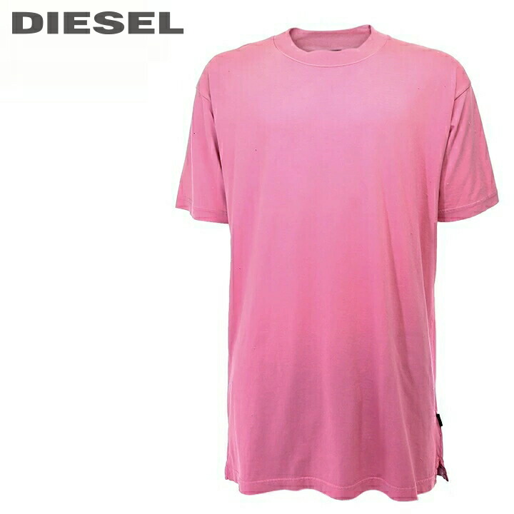 【楽天市場】 Diesel ディーゼル メンズ クラッシュダメージ加工 クルーネック ロング丈 オーバーサイズ 半袖tシャツ カットソー【t