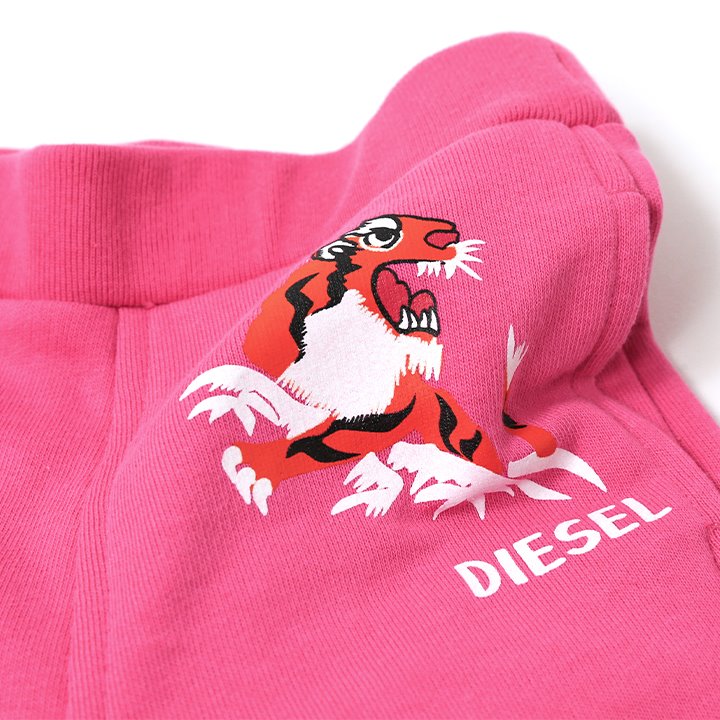 ◆DIESELKIDディーゼルキッズベビーユニセックス◆ウエストゴムストレッチ男の子女の子ベビー服スウェットパンツ【PUXXEB】【SIZE12M・36M】【ピンク】dib-m-p-c4-075詳細画像2