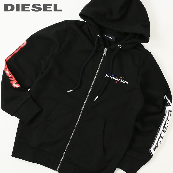 楽天市場】□DIESEL ディーゼル メンズ□ポケット付きフード コットン 