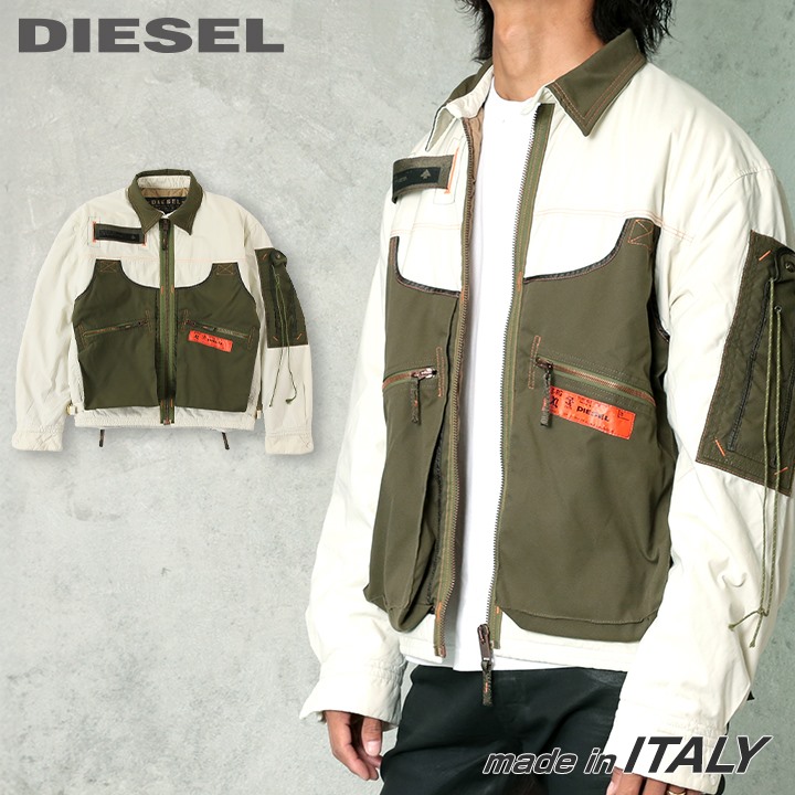 楽天市場】□DIESEL ディーゼル メンズ□羊革 本革 切替