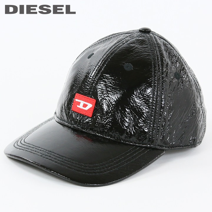 DIESEL キャップ Men's Distressed denim baseball cap | Black | Diesel