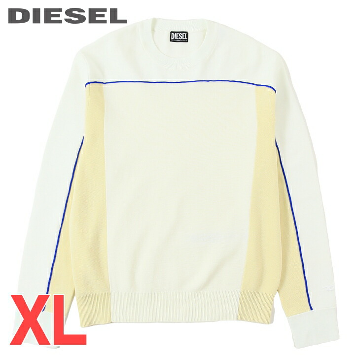 DIESEL Dロゴ ニット 長袖 DIESEL（ディーゼル）の「レディース 長袖 ニットトップス Dロゴ