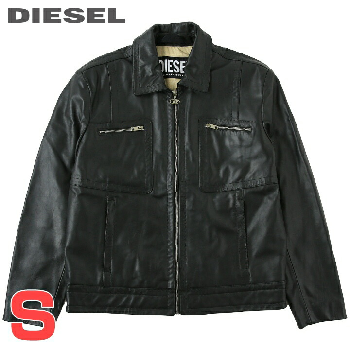 ディーゼル　レザージャケット L-SASK レザージャケット｜ブラック｜ウィメンズ｜DIESEL