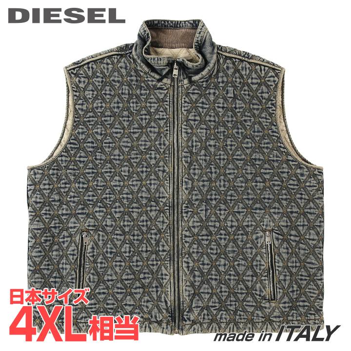 【美品】DIESELレザーベスト 楽天市場】ディーゼル DIESEL メンズ トップス アウター ベスト