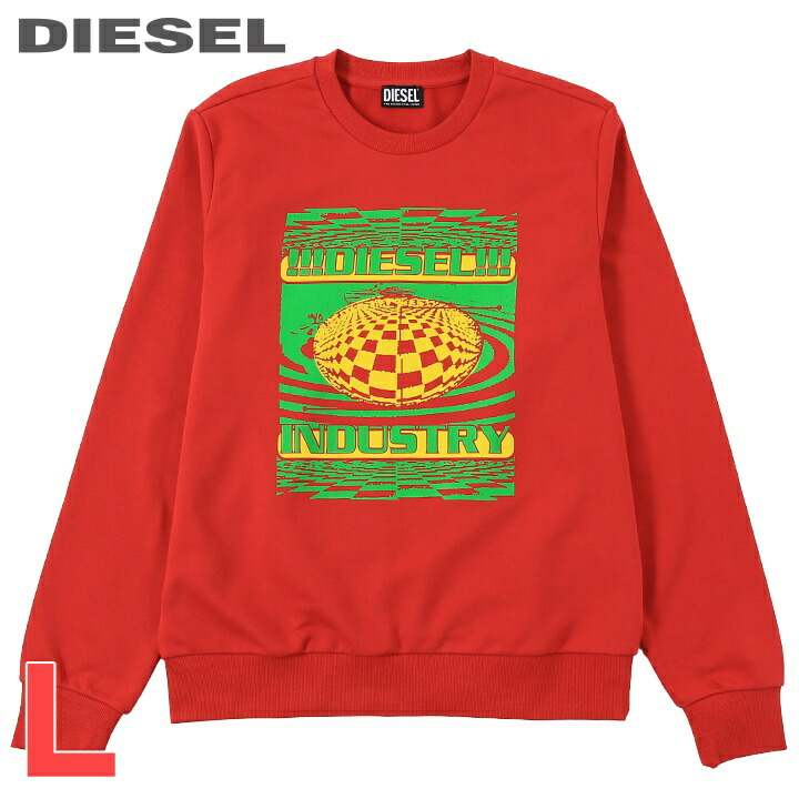 楽天市場】□DIESEL ディーゼル メンズ□裏起毛 クルーネック 長袖