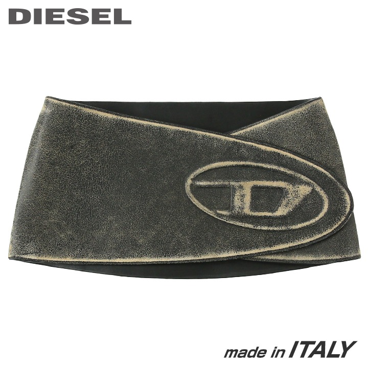 DIESEL ディーゼル　ショルダー　チェーン　メタルロゴ　レザー　本革　V字 楽天市場】DIESEL ディーゼル レディース メンズオーバルDロゴ