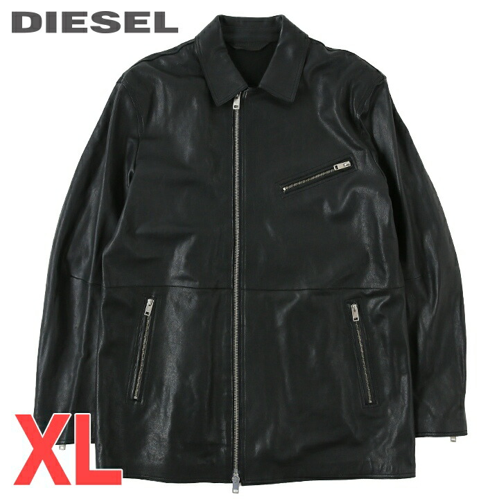 【Mサイズ】ディーゼル DIESEL スペリオール ラムレザージャケット 楽天市場】ラムレザー ライダース（ブランドディーゼル