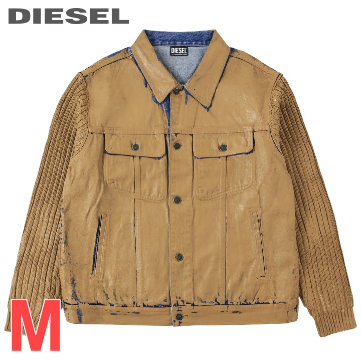 楽天市場】□DIESEL ディーゼル メンズ□デニム切替 ニット