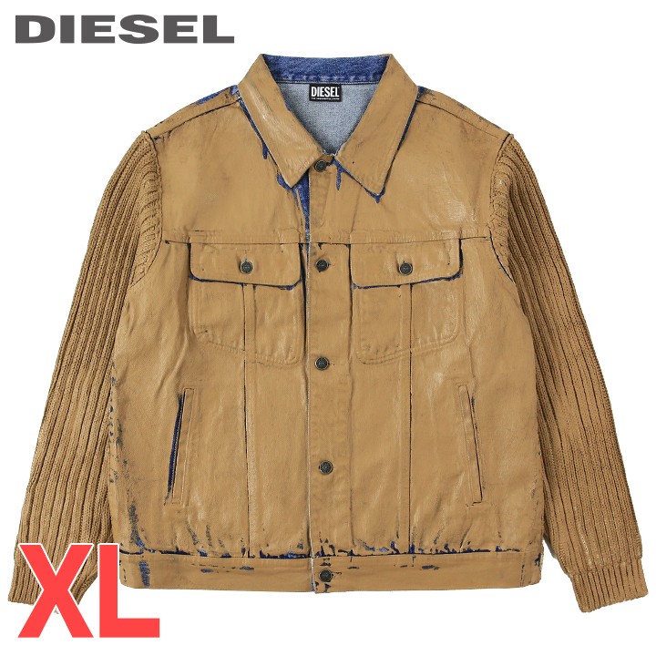 楽天市場】□DIESEL ディーゼル メンズ□チェック柄切替 レイヤード風