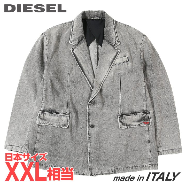 未使用 DIESEL ディーゼル 総柄 2WAY ジャケット XL メンズ 現行 未使用級 希少色 ロゴ総柄 DIESEL 2WAY ロゴ総柄 中綿ジャケット