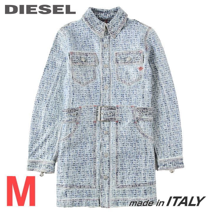 美品✨DIESEL ディーゼル レディースチェックロングコート アウター黒×黄 DIESEL ディーゼル レディースチェックロングコート アウター黒